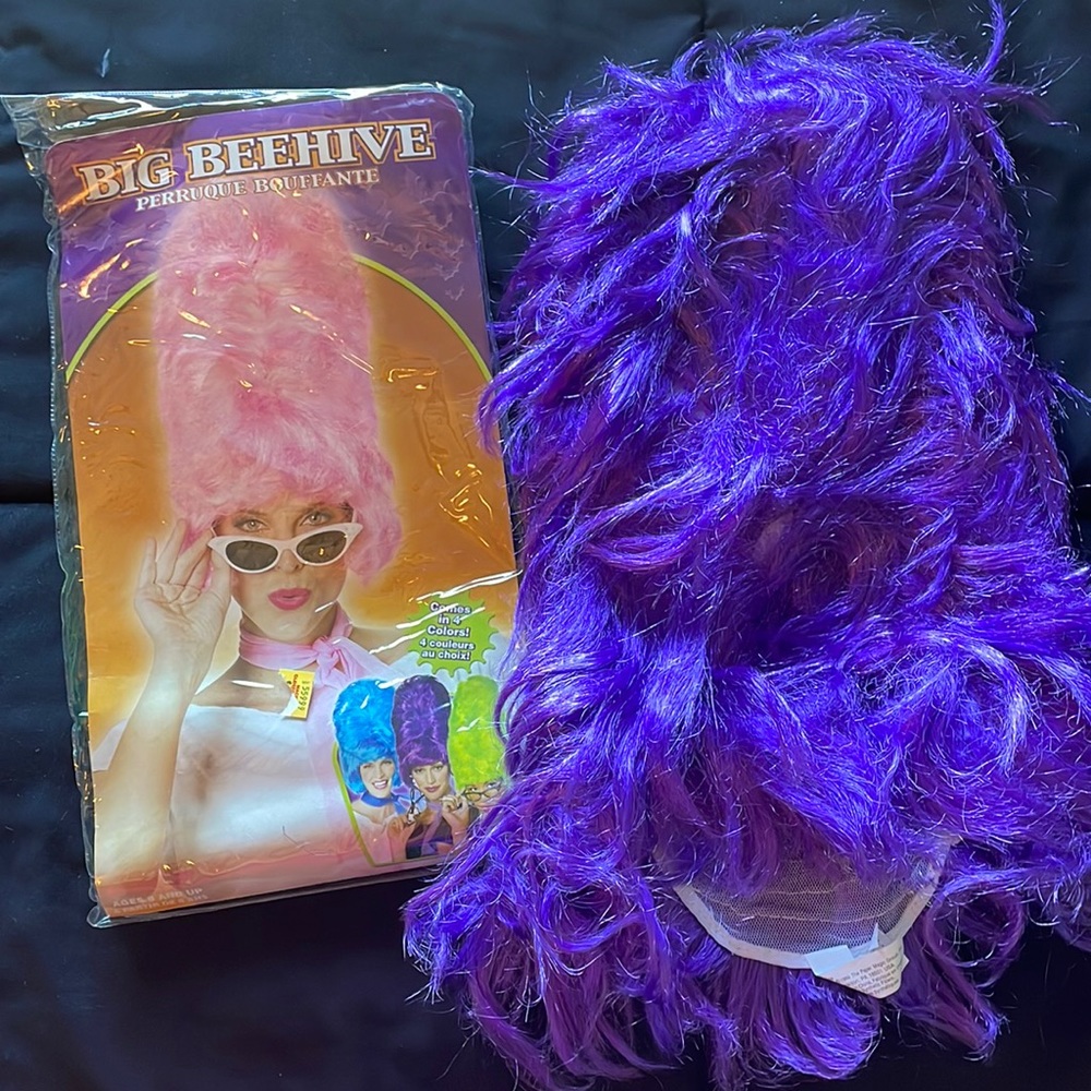 Purple Halloween Wig
